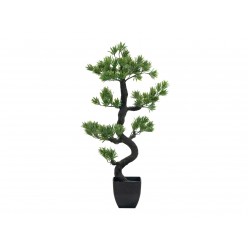 EUROPALMS Pine bonsai, artificial plant, 95cm